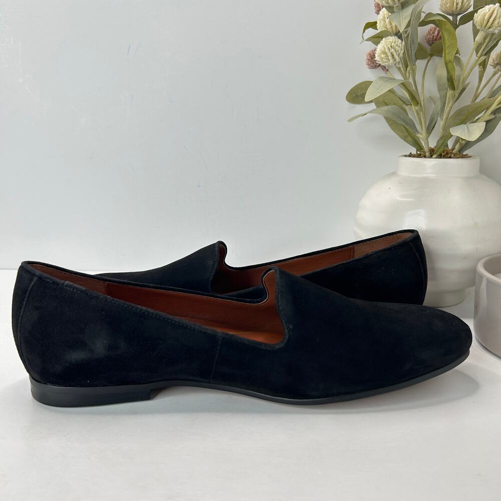 Vionic Willa Slip-on Suede Slip On Flat Black Women's 9.5 M NWOB Comfort Shoe - Picture 7 of 10